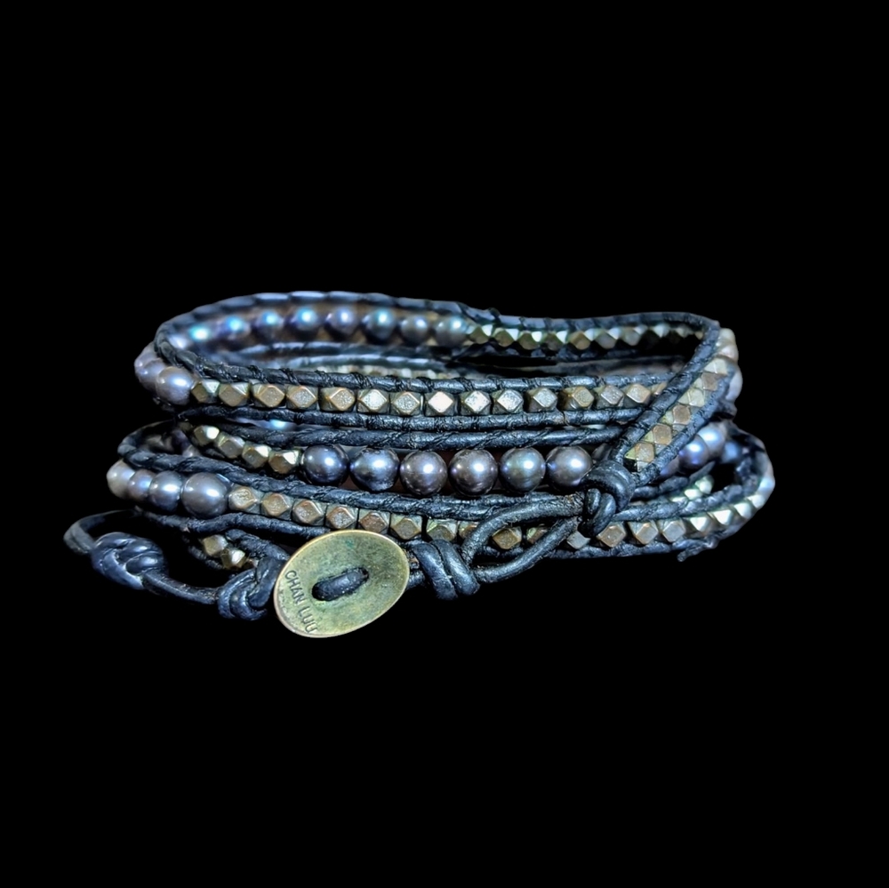 Cord Wrap Beaded Bracelet